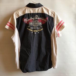 Harley Davidson Passion Drive Freedom zip up top
